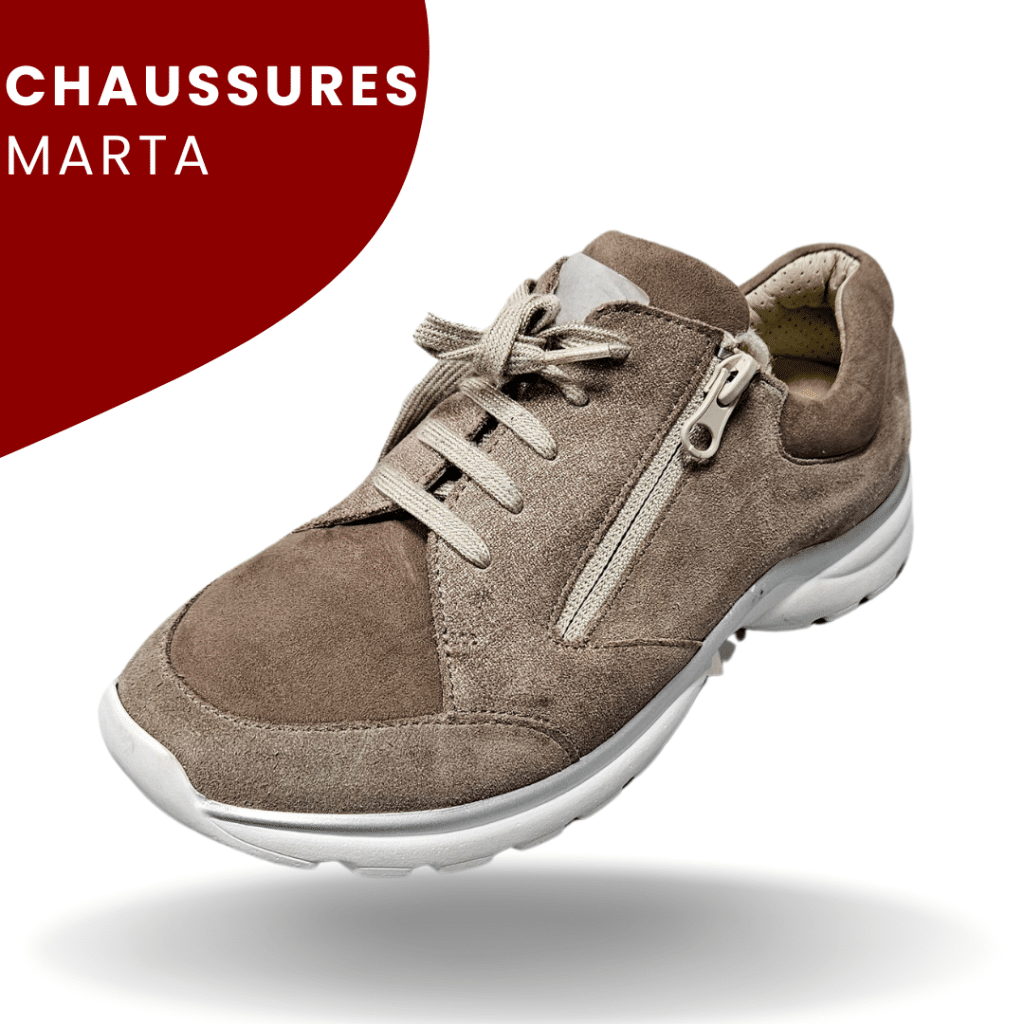 Chaussures Orthopédiques Femmes - Confort Pour Pieds Larges - Style Basket/sandale - Sans Lacets - Taille 36-43
